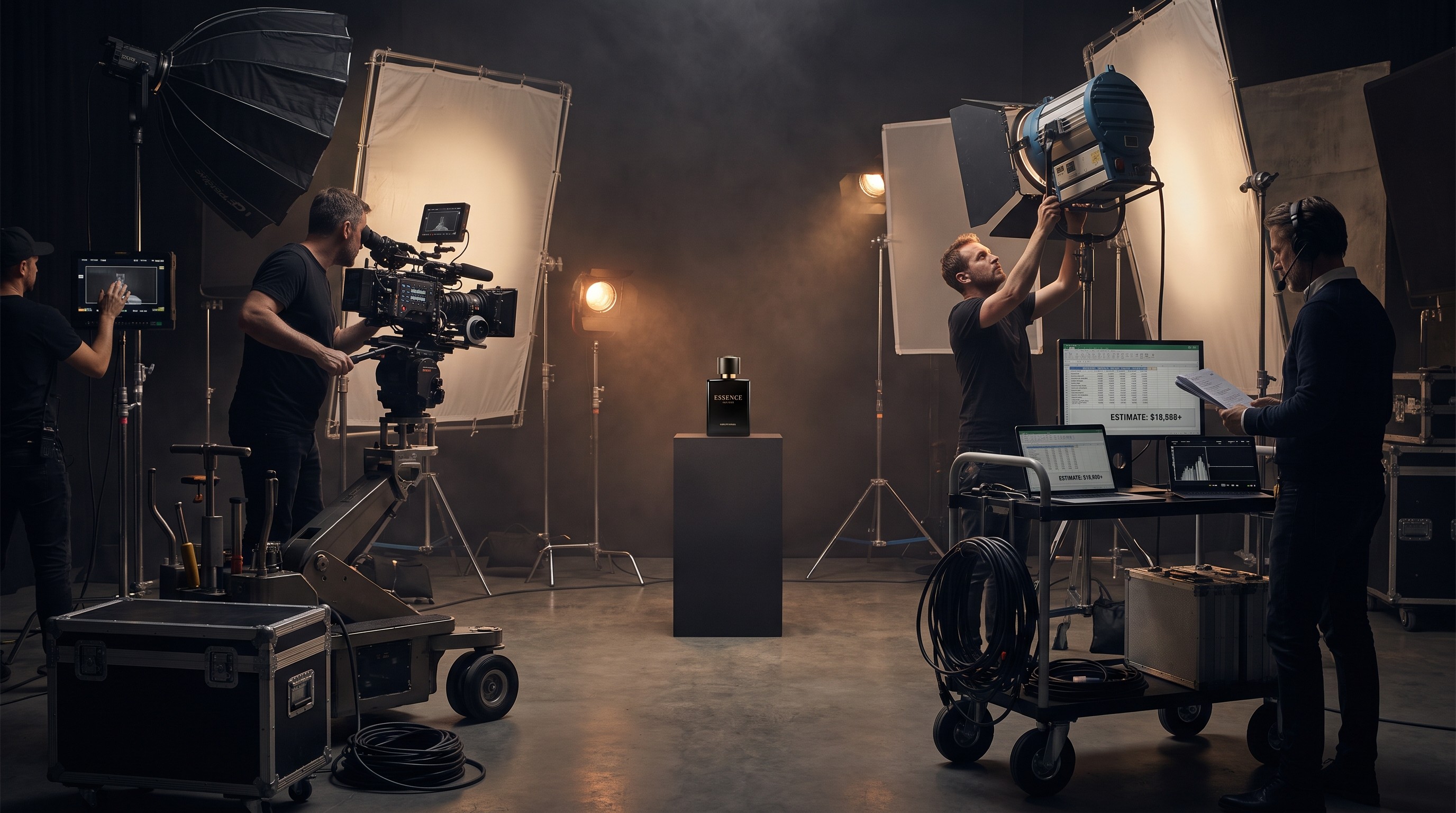 A small product swallowed by an overbuilt, expensive production set